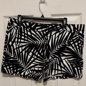 Black and White Women's Shorts